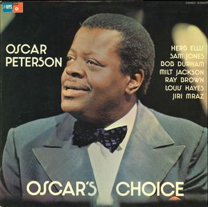 OSCAR PETERSON - Oscar's Choice cover 