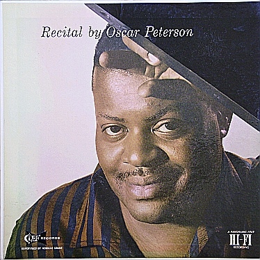 OSCAR PETERSON - Recital cover 