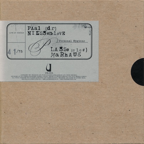 PAAL NILSSEN-LOVE - Personal Hygiene (with Lasse Marhaug) cover 