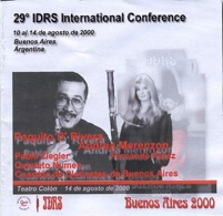 PAQUITO D'RIVERA - Paquito D‘Rivera & Andrea Merenzon : 29th IDRS International Conference cover 
