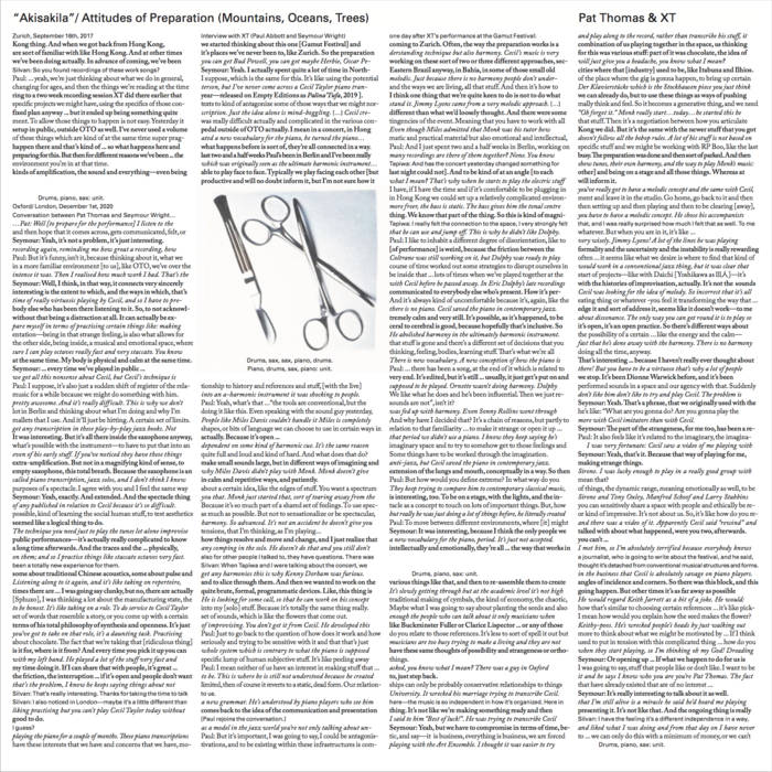 PAT THOMAS - Pat Thomas &amp; XT : Akisakila, Attitudes of Preparation (Mountains, Oceans, Trees) cover 