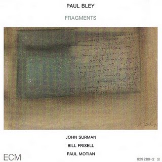 PAUL BLEY - Fragments cover 