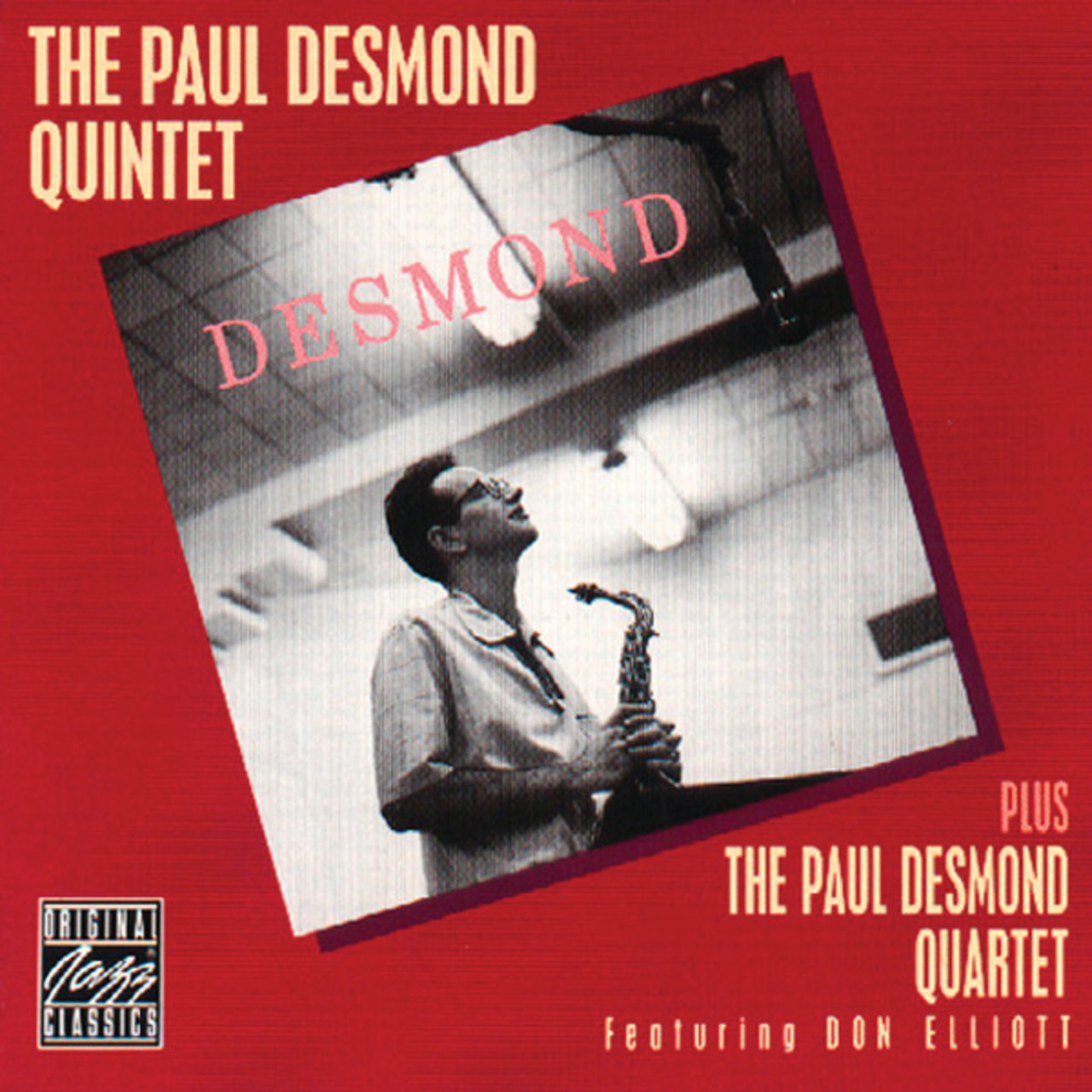 PAUL DESMOND - The Paul Desmond Quintet/Quartet cover 