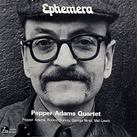 PEPPER ADAMS - Ephemera cover 