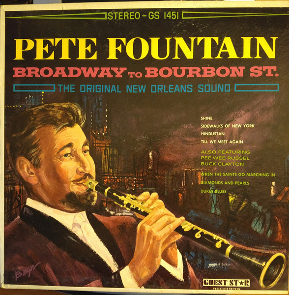 PETE FOUNTAIN - Broadway To Bourbon Street-The Original New Orleans Sound cover 