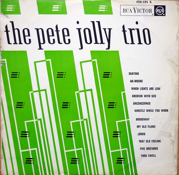 PETE JOLLY - The Pete Jolly Trio cover 