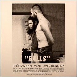 PETER BRÖTZMANN - Balls cover 