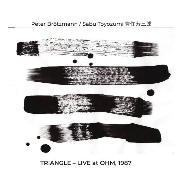 PETER BRTZMANN - Peter Brotzmann / Sabu Toyozumi : Triangle  Live at OHM, 1987 cover 