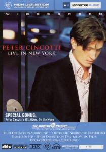 PETER CINCOTTI - Live in New York cover 