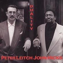 PETER LEITCH - Peter Leitch, John Hicks ‎: Duality cover 