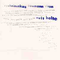 PETRAS VYŠNIAUSKAS - Nuit Balte (with Baumann /  Siron) cover 