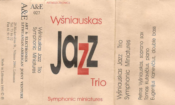 PETRAS VYŠNIAUSKAS - Symphonic Miniatures cover 