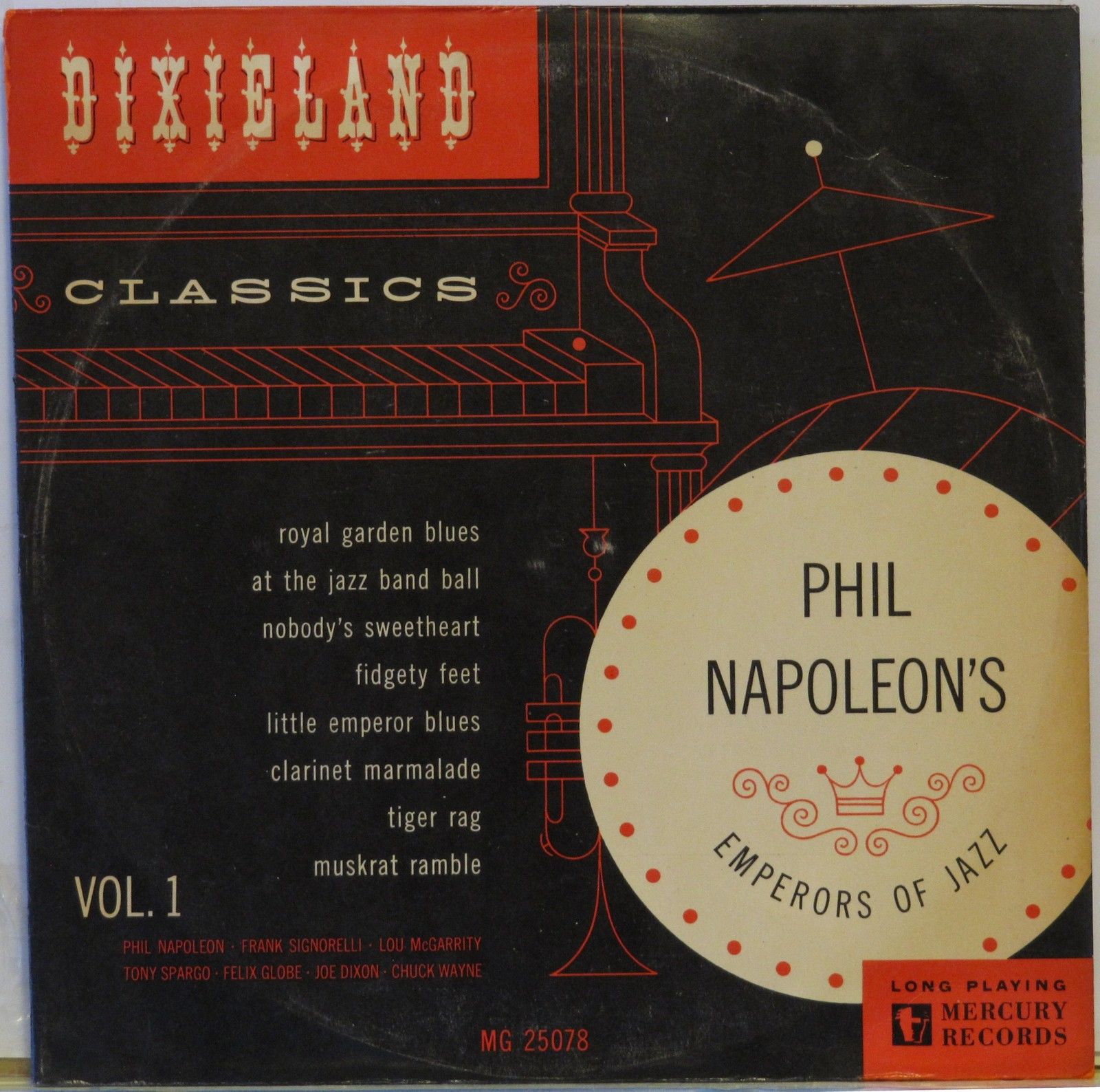 PHIL NAPOLEON - Emperors of Jazz Vol. 1 cover 