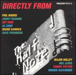 PHIL WOODS - Directly from the Half Note cover 