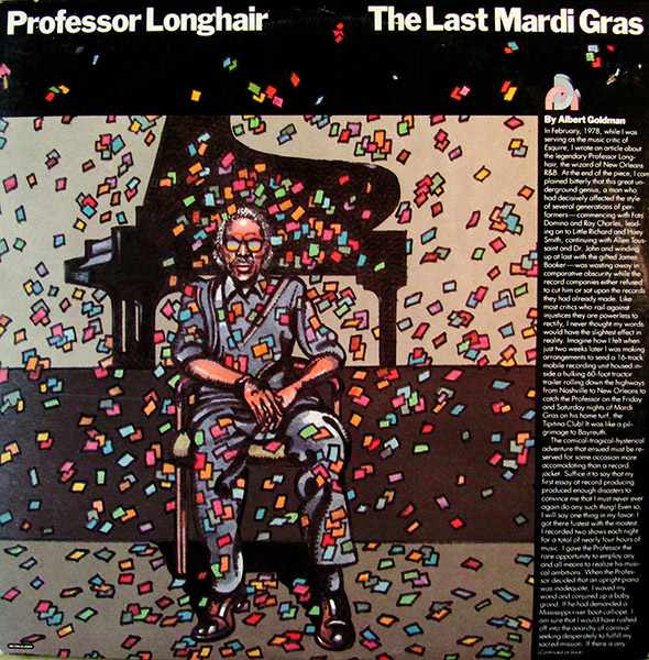 PROFESSOR LONGHAIR - The Last Mardi Gras cover 