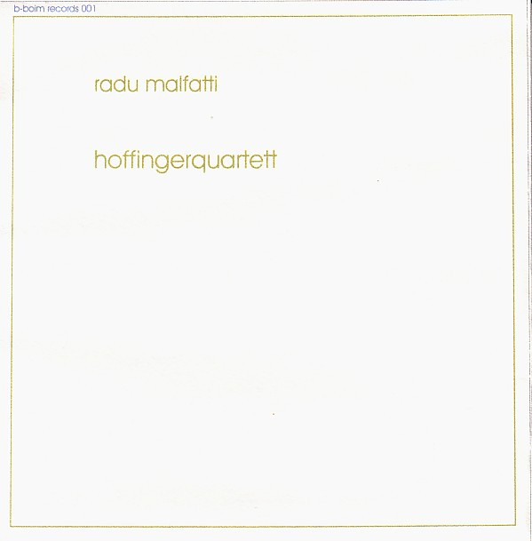 RADU MALFATTI - Hoffingerquartett cover 