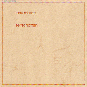 RADU MALFATTI - Zeitschatten cover 