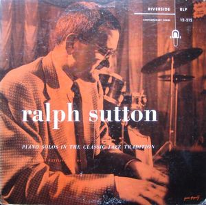 RALPH SUTTON - Piano Solos In The Classic Jazz Tradition cover 