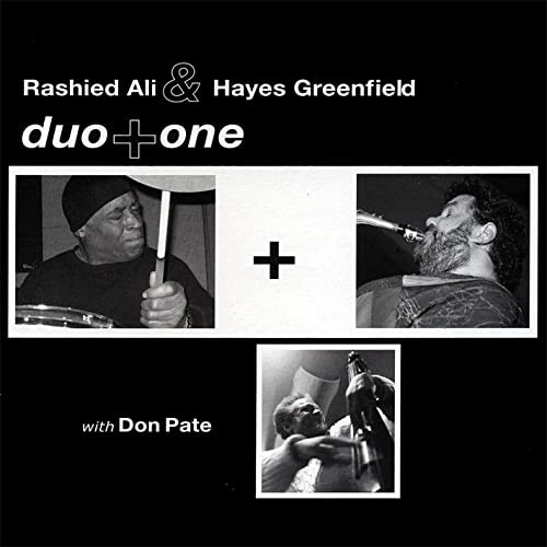 RASHIED ALI - Rashied Ali, Hayes Greenfield, Don Pate : Duo + One cover 