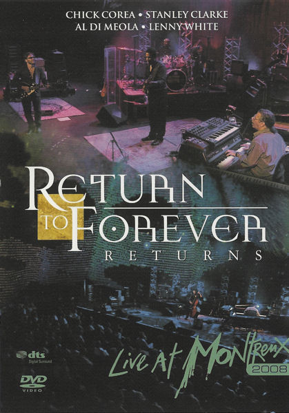 RETURN TO FOREVER - Returns - Live At Montreux 2008 cover 
