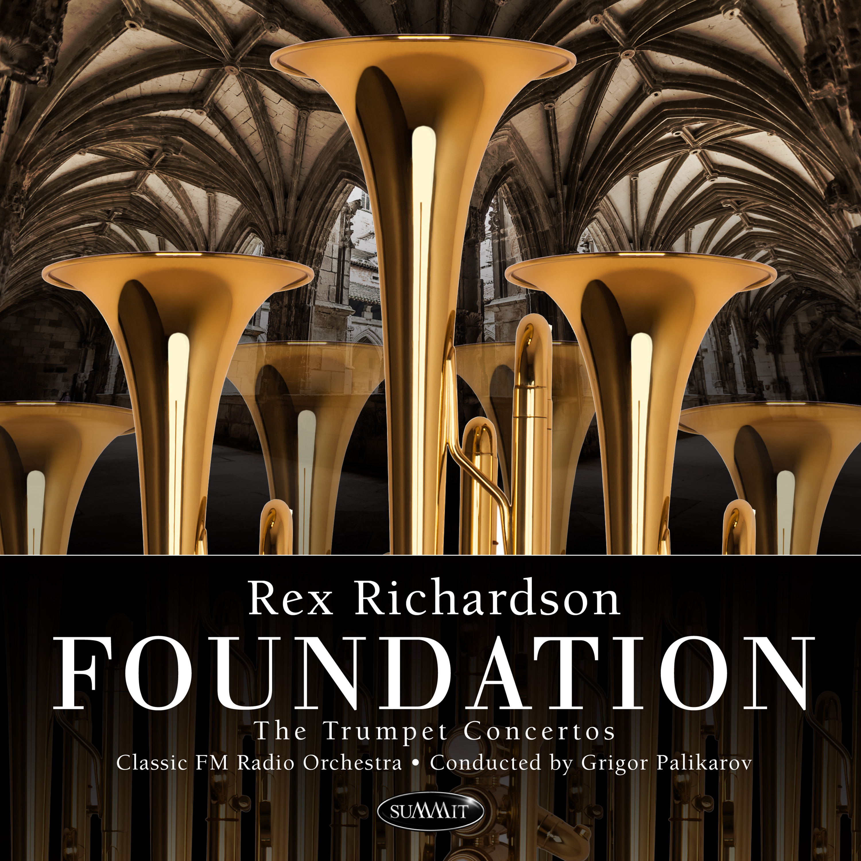 REX RICHARDSON - Foundation : The Trumpet Concertos cover 