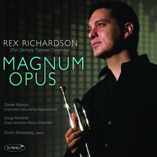 REX RICHARDSON - Magnum Opus: 21st Century Trumpet Concertos cover 