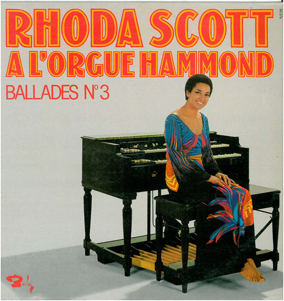 RHODA SCOTT - Rhoda Scott A L'Orgue Hammond - Ballades № 3 cover 