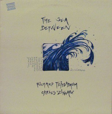 RICHARD TEITELBAUM - The Sea Between (with Carlos Zingaro) cover 