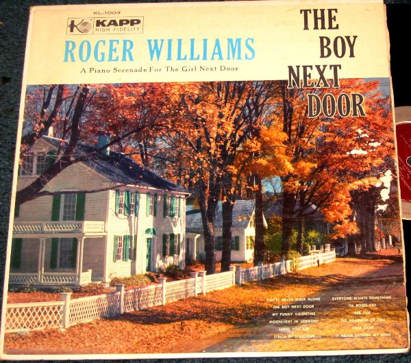 ROGER WILLIAMS - The Boy Next Door cover 