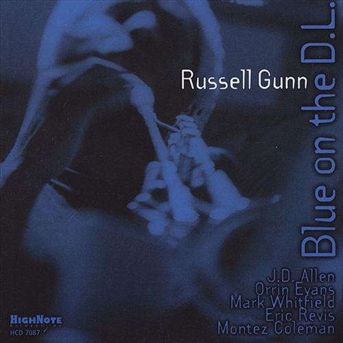 RUSSELL GUNN - Blue on the D.L. cover 
