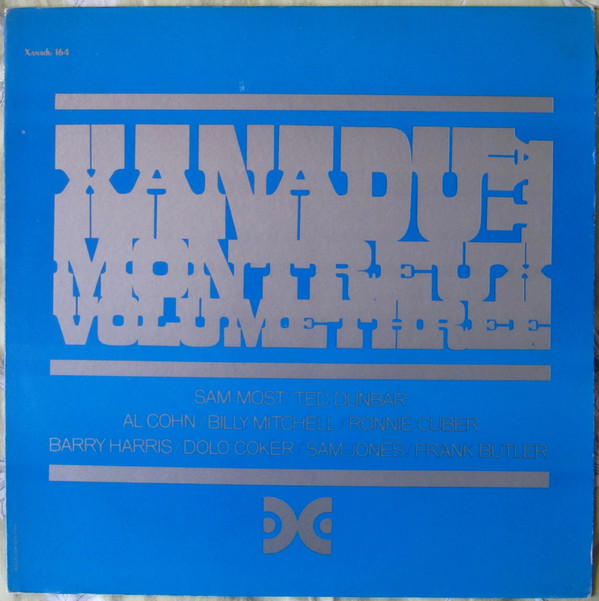 SAM MOST - Xanadu at Montreux,volume 3 cover 