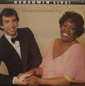 SARAH VAUGHAN - Gershwin Live! cover 