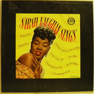 SARAH VAUGHAN - Sarah Vaughan Sings cover 