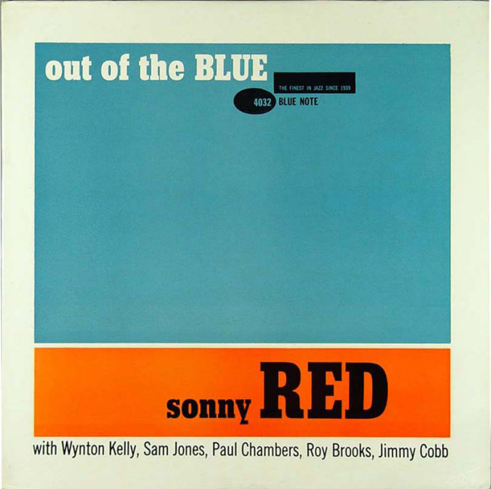 SONNY RED - Out of the Blue cover 