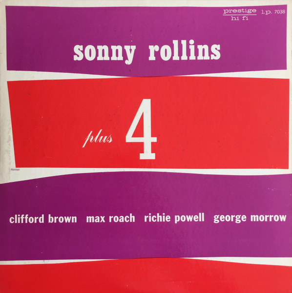 SONNY ROLLINS - Plus 4 (aka 3 Giants!) cover 