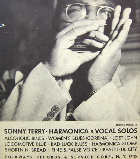 SONNY TERRY - Harmonica & Vocal Solos cover 