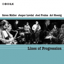 SØREN MØLLER - Søren Møller,  Jesper Løvdal, Joel Frahm & Ari Hoenig : Lines of Progression cover 