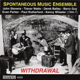 SPONTANEOUS MUSIC ENSEMBLE - Withdrawal cover 
