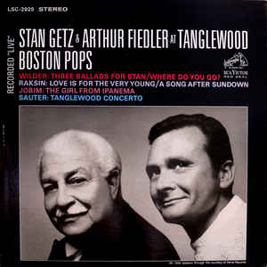 STAN GETZ - Stan Getz & Arthur Fiedler At Tanglewood (aka A Song After Sundown) cover 