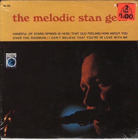 STAN GETZ - The Melodic Stan Getz cover 