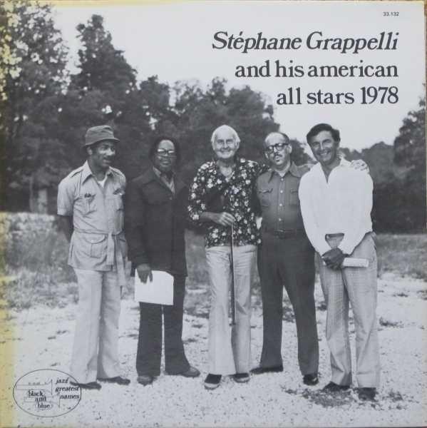 STÉPHANE GRAPPELLI - And His American All Stars 1978 (aka Sweet Chorus) cover 