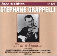 STÉPHANE GRAPPELLI - Fit as a Fiddle 1933-1947 cover 