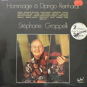 STÉPHANE GRAPPELLI - Hommage A Django Reinhardt cover 