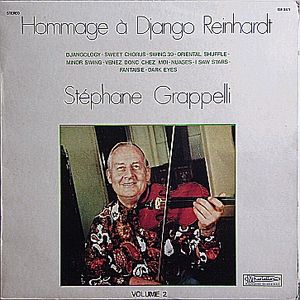 STÉPHANE GRAPPELLI - Hommage À Django Reinhardt Volume 2 cover 