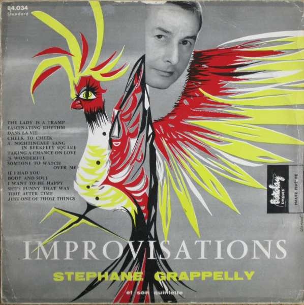 STÉPHANE GRAPPELLI - Jazz in Paris: Improvisations cover 