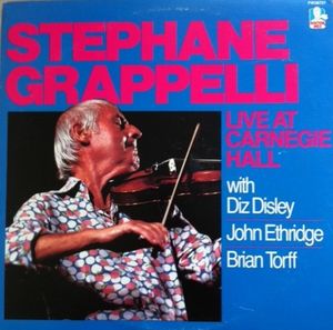 STÉPHANE GRAPPELLI - Live at Carnegie Hall cover 