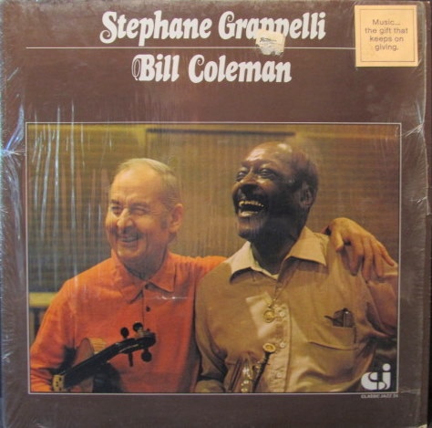STÉPHANE GRAPPELLI - Stephane Grappelli With Bill Coleman cover 