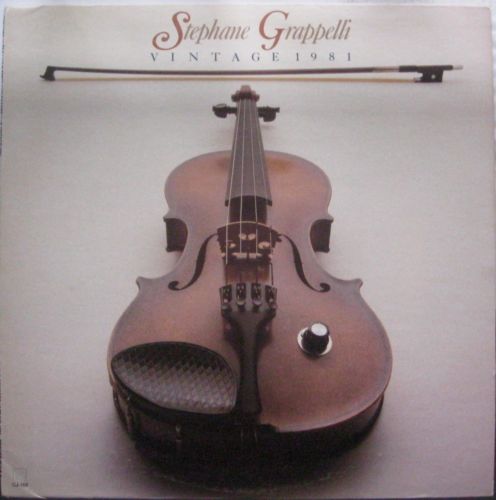 STÉPHANE GRAPPELLI - Vintage 1981 cover 