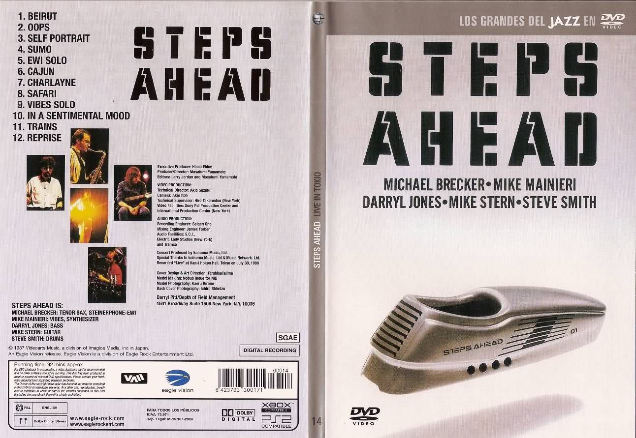 STEPS AHEAD / STEPS - Live In Tokyo 1986 cover 