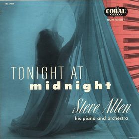 STEVE ALLEN - Tonight at Midnight cover 